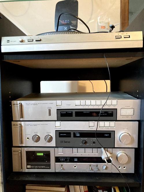 Chaine HIFI Akai vintage, TV, Hi-fi & Vidéo, Chaîne Hi-fi, Utilisé, Deck cassettes ou Lecteur-enregistreur de cassettes, Lecteur CD