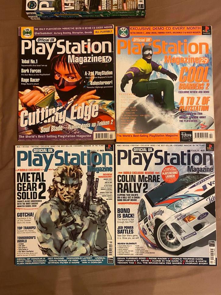 PlayStation 1 & 2 magazines UK en FR, Boeken, Tijdschriften en Kranten, Gelezen, Ophalen of Verzenden