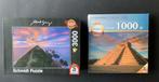2 puzzels Schmidt (Mark Gray) en 7 wereldwonderen (Maya), Ophalen of Verzenden, Meer dan 1500 stukjes, Nieuw, Legpuzzel