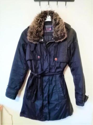 River Woods nieuw marineblauw parka trenchcoat regenjas , S beschikbaar voor biedingen