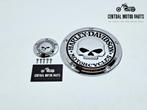 Willie G Skull Derby en Timer cover chroom, Motoren, Onderdelen | Harley-Davidson, Ophalen of Verzenden, Gebruikt