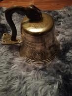 Heel mooi antique oude groot massive koperen deurbel 1920, Antiek en Kunst, Antiek | Brons en Koper, Ophalen of Verzenden, Koper