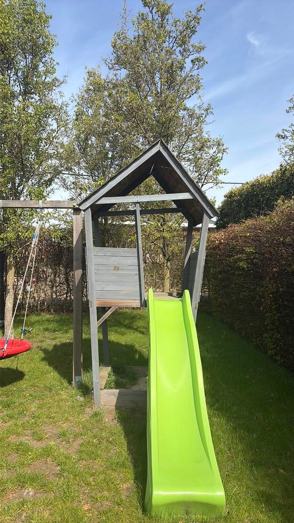 Speeltoren met zandbak tuin, Ophalen, Gebruikt, Zandbak