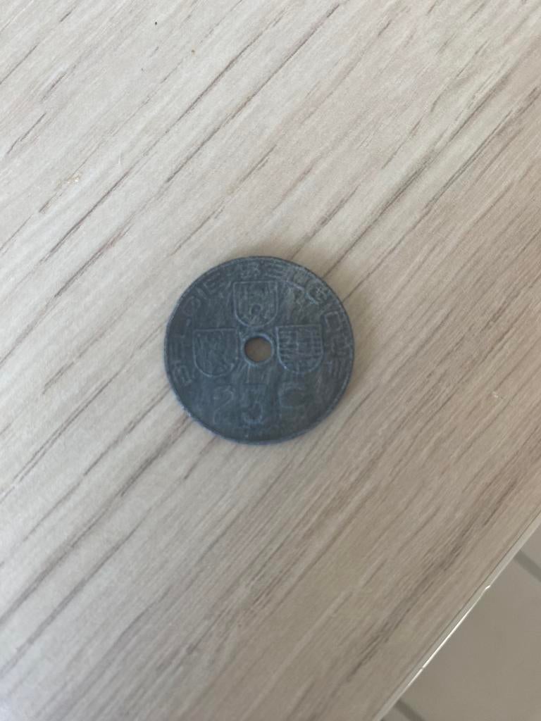 25 centimes 1945, Timbres & Monnaies, Enlèvement