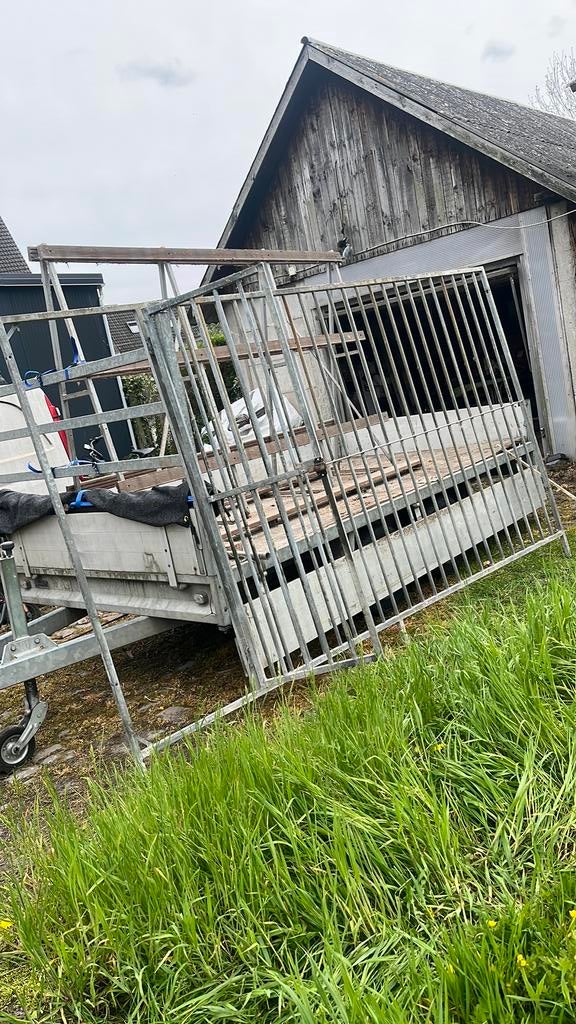 Hondenrenpaneel met poortje, Ophalen, Zo goed als nieuw