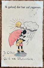 Carte postale MICKEY MOUSE 1942, Collections, Enlèvement ou Envoi, 1940 à 1960, Affranchie, Autres thèmes