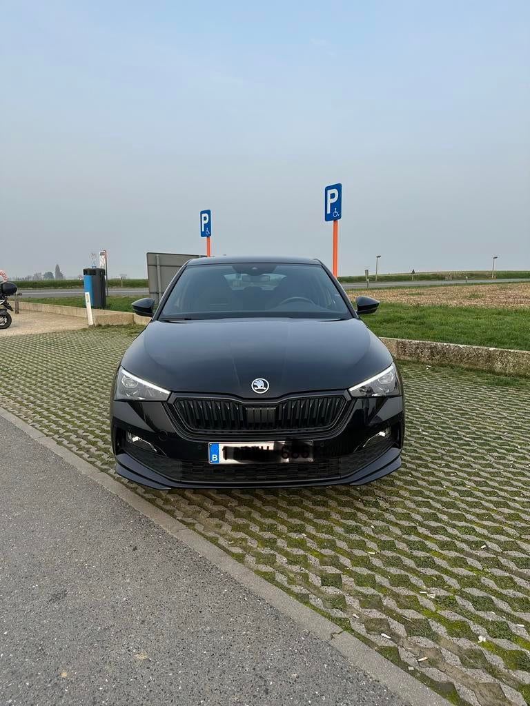 Skoda scala monte carlo, Auto's, Skoda, Particulier, Scala, Benzine, Euro 6, Stadsauto, 5 deurs, Automaat, Zwart, Zwart, Leder en Stof