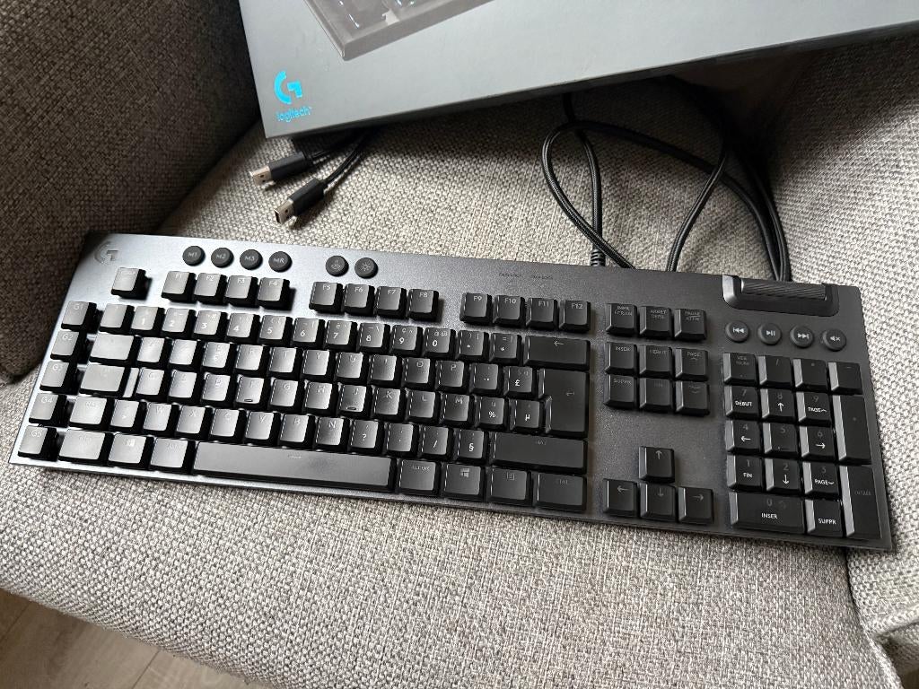 Logitech G815 Lightsync RGB Gaming Keyboard, Computers en Software, Ophalen, Logitech G, Gaming toetsenbord, Azerty