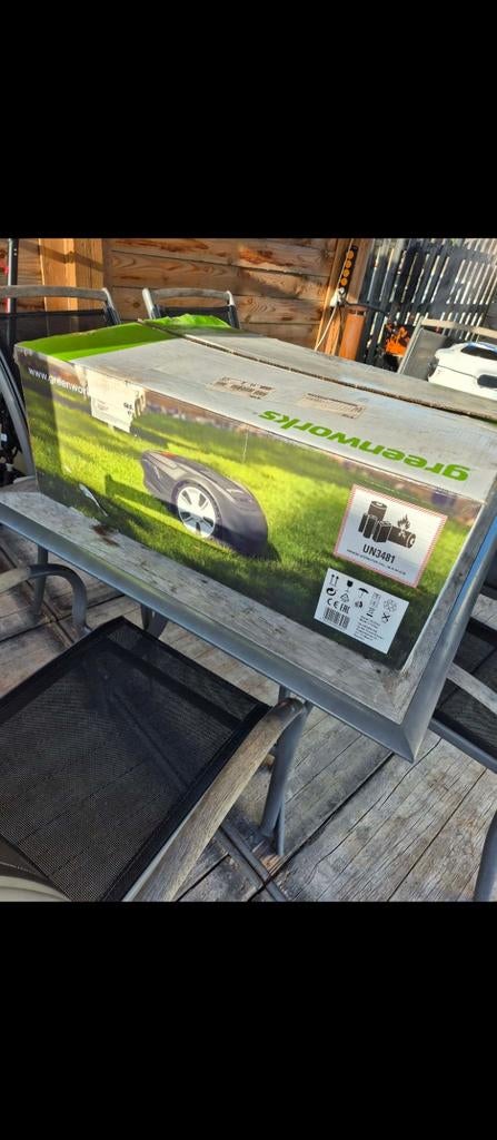 Optimow 7.750 mm robotmaaier, Ophalen