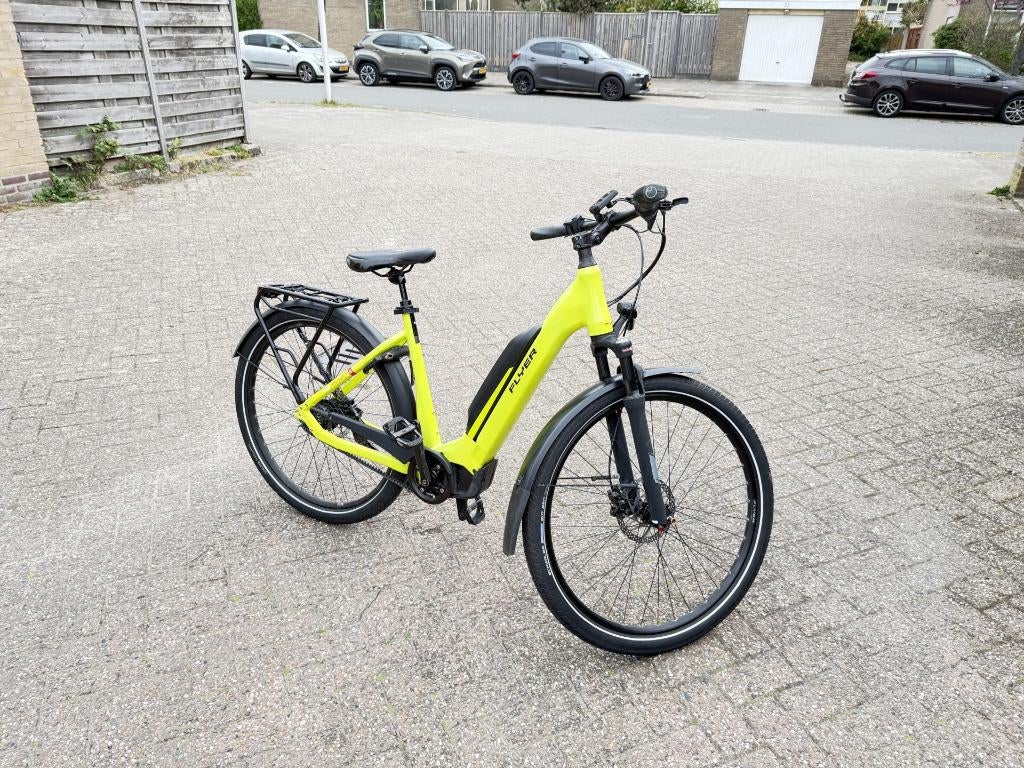 Elektrischefiets Flyer Upstreet5 7.03 met Riemaandrijving, Vélos & Vélomoteurs, Vélos électriques, Comme neuf, 47 à 51 cm, 50 km par batterie ou plus