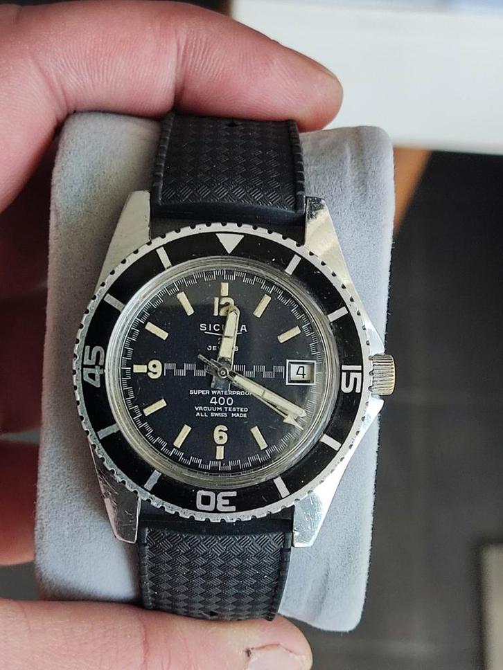 Sicura service ok, Handtassen en Accessoires, Horloges | Heren, Breitling, Ophalen of Verzenden