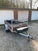 Remorque simple essieux 750kg dimensions 220x125 cm, Enlèvement, Comme neuf