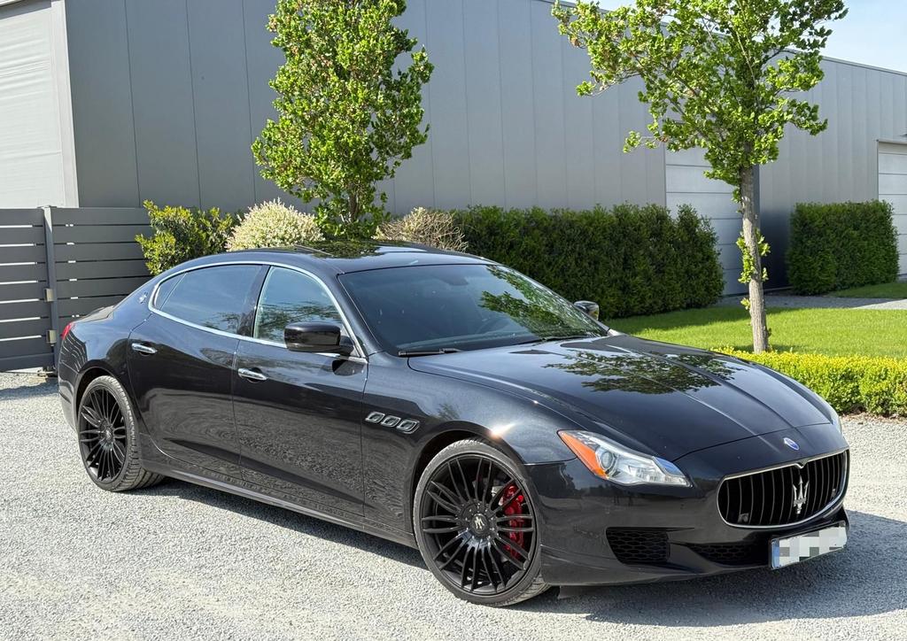 Maserati Quattroporte 3.0 V6 2016 Diesel 275pk, Auto's, Alcantara, Zwart, Diesel, Particulier