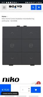 Niko home control dubbele rolluikschakelaar x2, Enlèvement ou Envoi, Neuf
