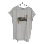 T-shirt getailleerd wit luipaard glitter 5XL/50, Kleding | Dames, T-shirts, Verzenden, Wit, Maat 46/48 (XL) of groter, Nieuw