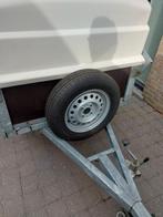 Aanhangwagen met polyester deksel, Enlèvement, Utilisé