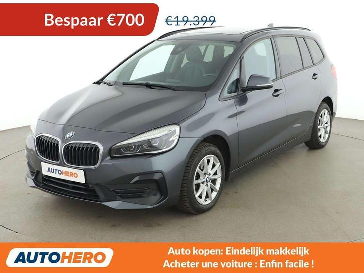 BMW 2 Serie 218 218i Gran Tourer Advantage (bj 2021), Auto's, BMW, Te koop, 2 Reeks Gran Tourer, ABS, Airbags, Airconditioning