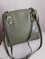 *** Schouder- / Handtas groen leder ***, Ophalen of Verzenden, Zo goed als nieuw, Groen, Handtas