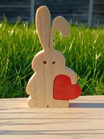 Handgemaakt haasje met hartje uit hout, Ophalen