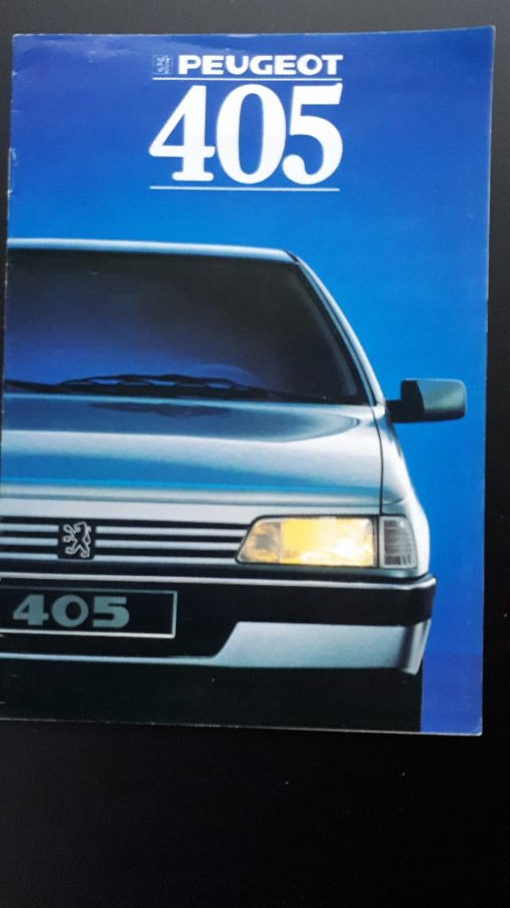 PEUGEOT  405     1988, Livres, Autos | Brochures & Magazines, Enlèvement ou Envoi, Neuf, Peugeot