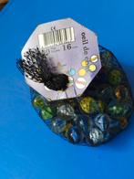 nieuw zakje glazen knikkers 20 stuks, Ophalen of Verzenden, Nieuw
