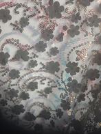 Dentelle sequins, Hobby en Vrije tijd, Stoffen en Lappen, 120 cm of meer, Zwart, Ophalen of Verzenden, Kant