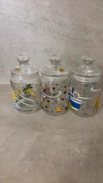 3 voorraadpotten luminarc, Maison & Meubles, Cuisine | Ustensiles de cuisine, Enlèvement ou Envoi, Comme neuf