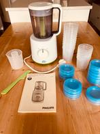 Stomer / blender Philips Avent +18 voorraadpotjes met deksel, Ophalen, Gebruikt