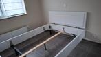 Bed frame, Ophalen, Wit, Tweepersoons, 140 cm