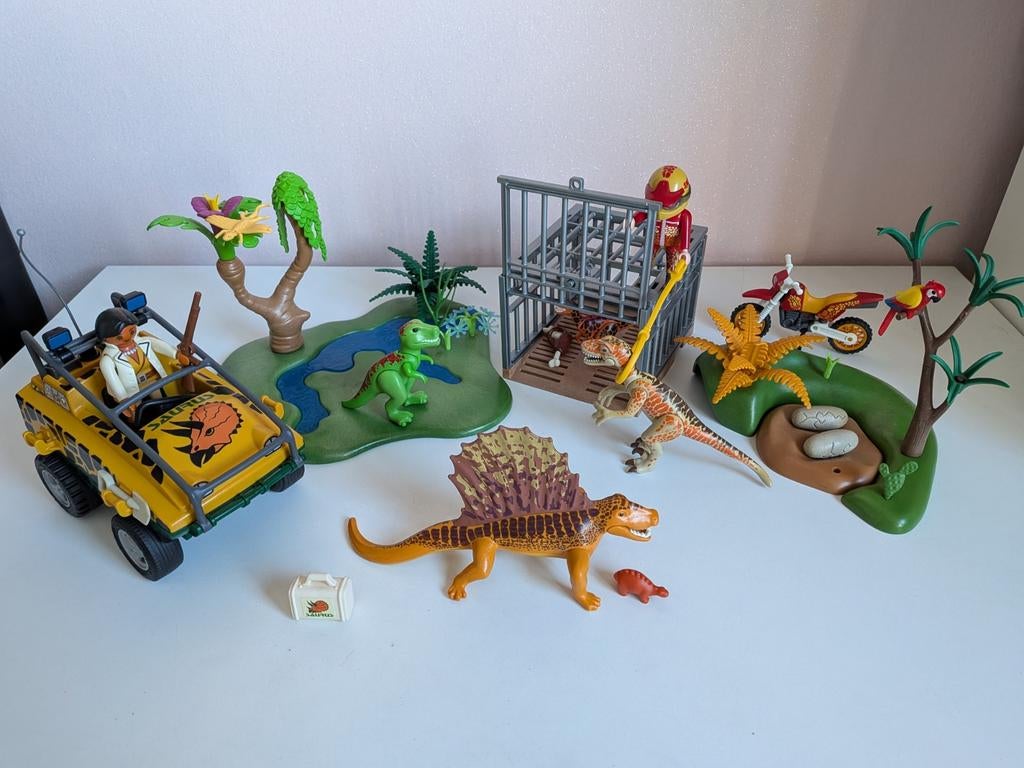 Playmobil dinosaurus speelset, Ophalen