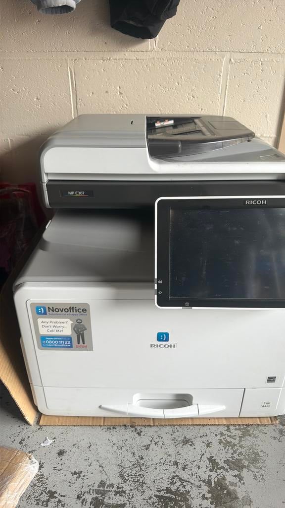Imprimante RICOH MP C307 -> probleme connexion serveur, Enlèvement ou Envoi, Comme neuf, Fax, Imprimante