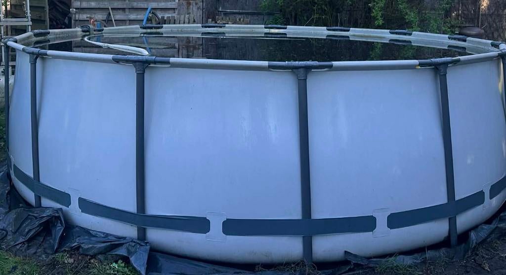 Rond zwembad te koop, Tuin en Terras, Zwembaden, Zo goed als nieuw, Rond, Ophalen