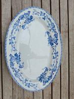 vintage ovale serveerschaal – Boch Frères Keramis "Rose", Antiek en Kunst, Verzenden