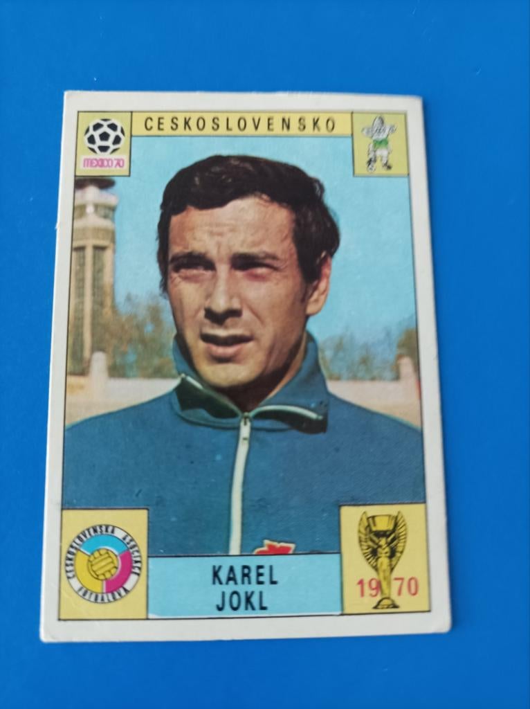 Panini Mexico 70 Tchécoslovaquie Karel Jokl, Enlèvement ou Envoi
