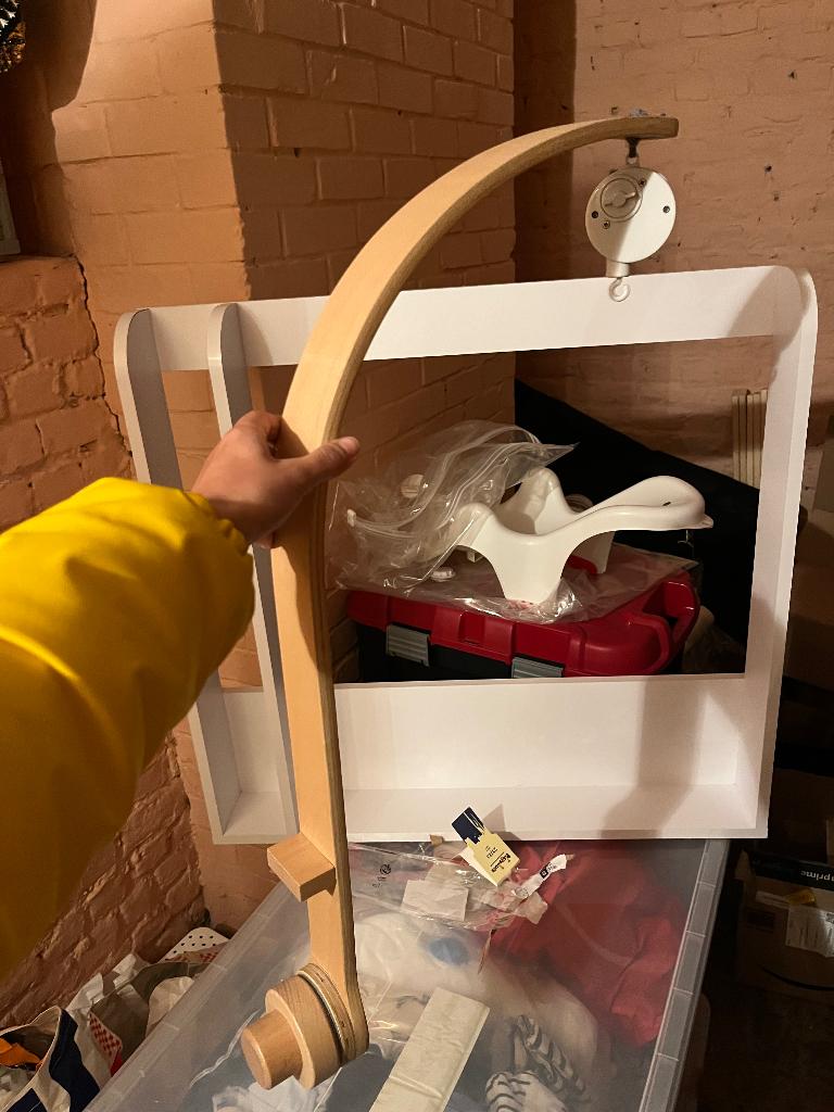 Accroche mobile en bois pour chambre bebe, Enfants & Bébés, Enlèvement, Comme neuf, Autres types