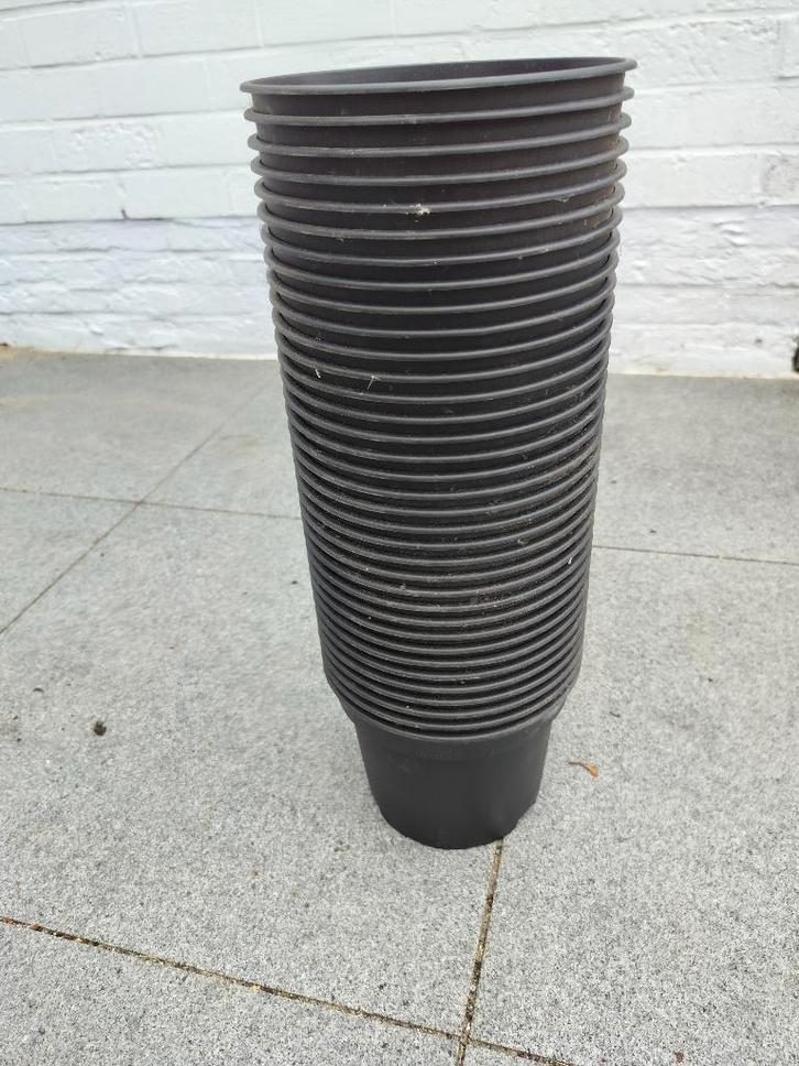 Kweekpotten 2 liter 25 stuks voor, Jardin & Terrasse, Pots de fleurs, Neuf, Synthétique, Balcon, Jardin, Moins de 40 cm, Moins de 25 cm
