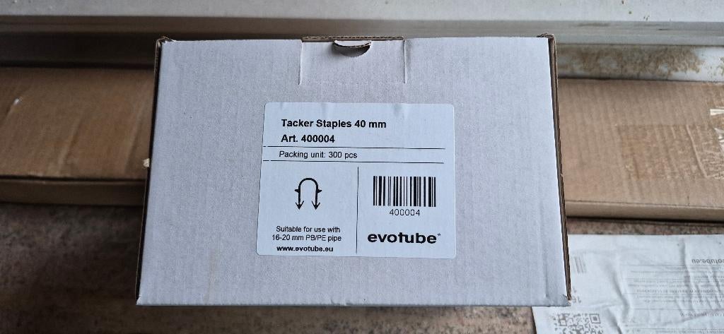 Tacker staples / Bevestigingen voor vloerverwarming 40mm, Ophalen, Nieuw