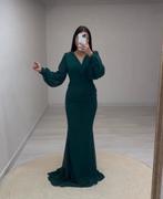 Chique Groene Lange Jurk – Perfect voor Trouwfeest / Gala, Kleding | Dames, Galajurk, Nieuw, Ophalen of Verzenden, Maat 36 (S)