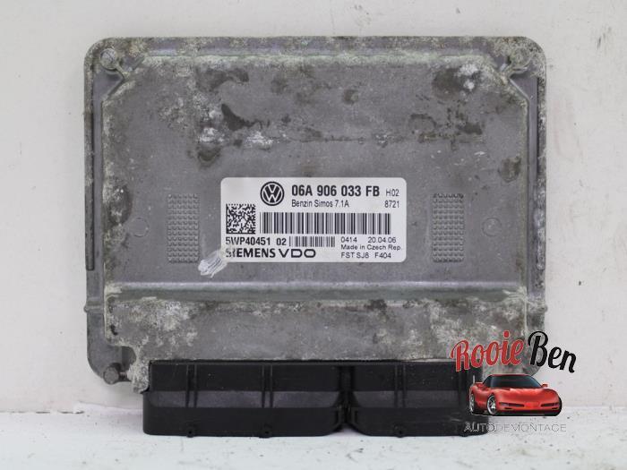 Ordinateur gestion moteur d'un Skoda Octavia, Autos : Pièces & Accessoires, Électronique & Câbles, Skoda, Utilisé, 3 mois de garantie