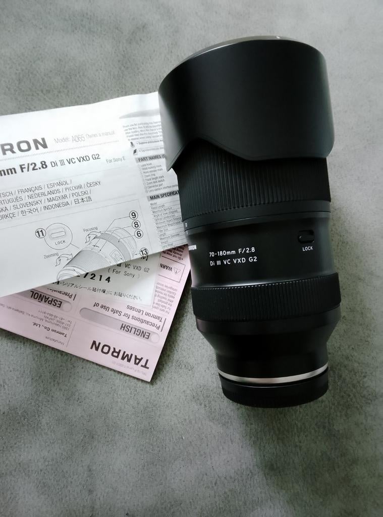Tamron 70-180mm F/2.8 Di III VC VXD G2 Sony E-Mount, nieuw, Ophalen of Verzenden, Nieuw, Telelens, Zoom