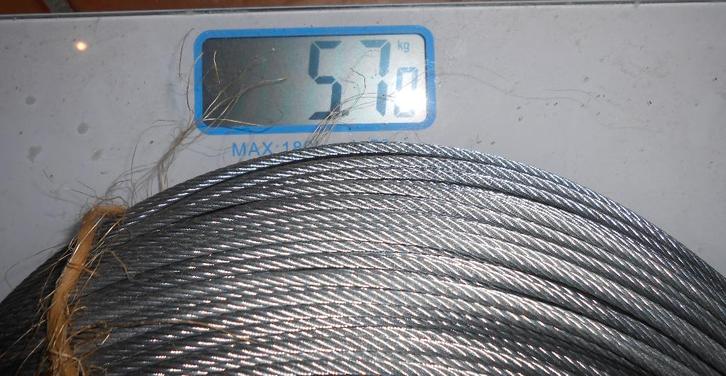 staalkabel, Doe-het-zelf en Bouw, IJzerwaren en Bevestigingsmiddelen, Nieuw, Ophalen of Verzenden