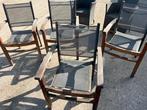 tuinstoelen in teak, Ophalen, Gebruikt, Teakhout