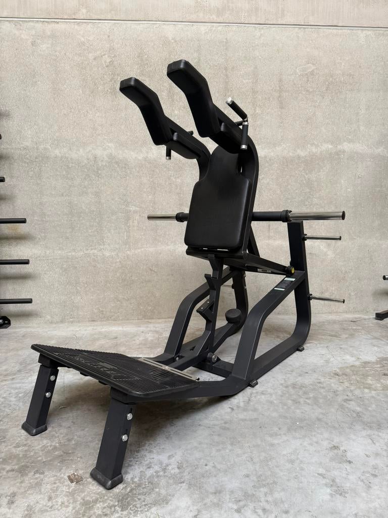 Hack Squat / V-Squat Machine, Sports & Fitness, Équipement de fitness, Neuf, Bras, Jambes, Pectoraux, Abdominaux, Dos, Enlèvement ou Envoi