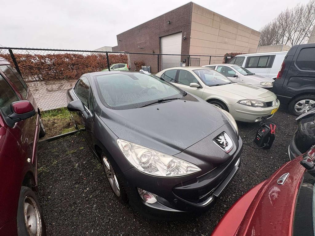 Peugeot 308 CC 2.0 HDi cabrio bj. 2010, Stof, Gebruikt, Zwart, 4 cilinders