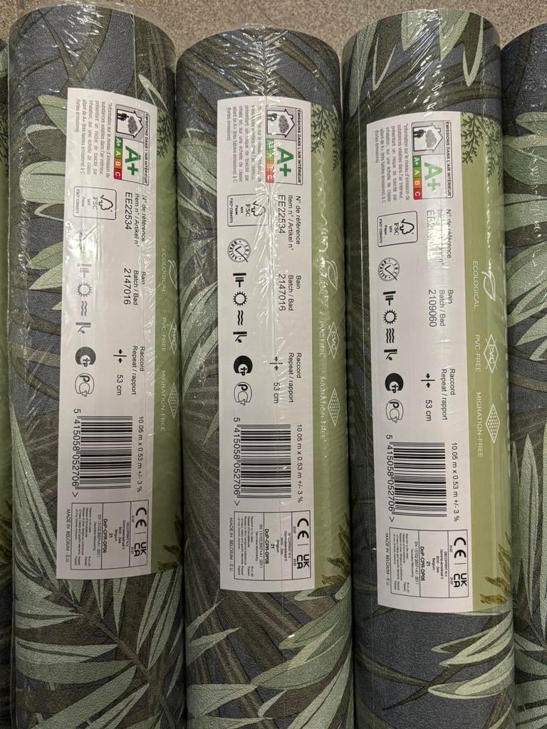 Vlies behangpapier, Enlèvement, Vert