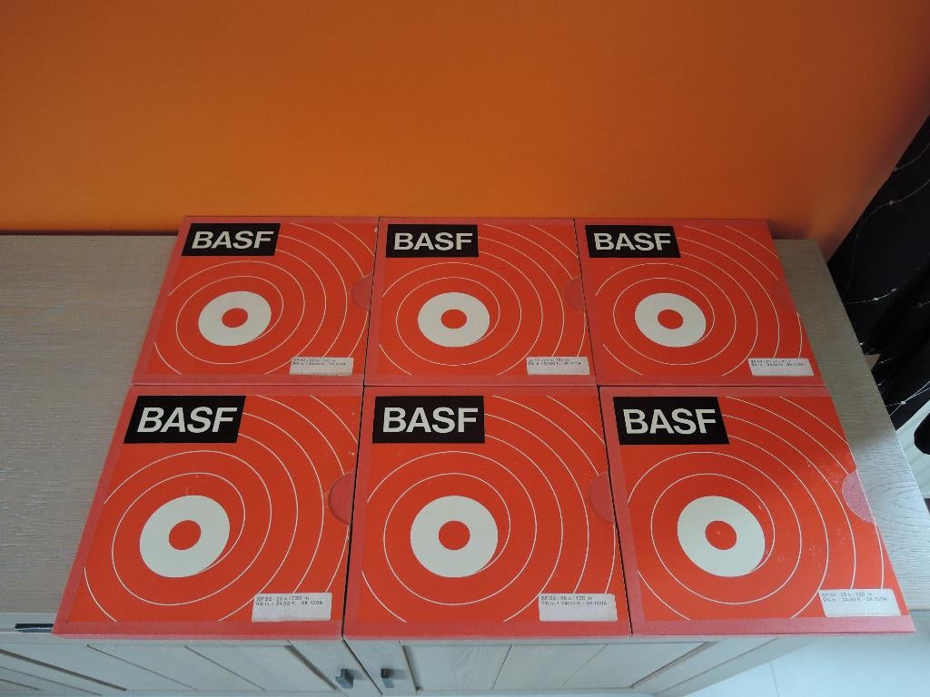 Lot de 6 bobines BASF - Bobines - BASF, TV, Hi-fi & Vidéo, Enlèvement ou Envoi, Utilisé