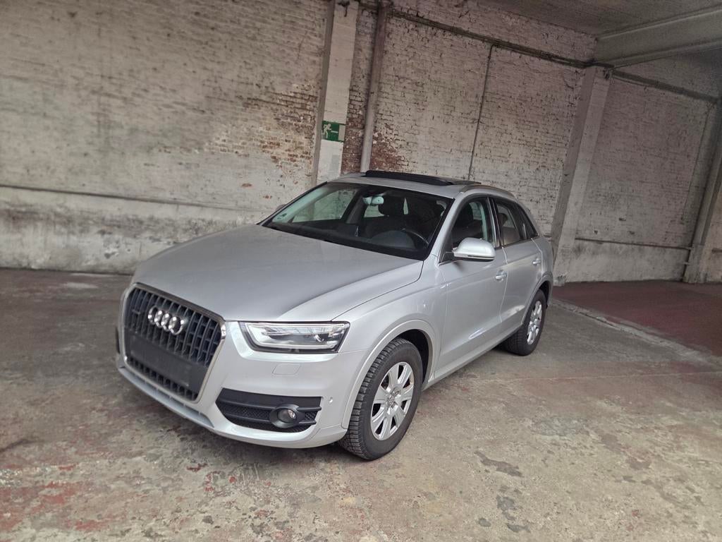 AUDI Q3 2.0 TFSI QUATTRO S TRONIC FUL OPTION GEKEURD, Automaat, Euro 5, Zwart, Leder