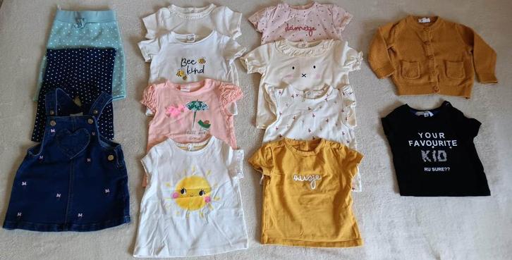 Pakket/bundel kledij meisje maat 62 zomer/lente (13 stuks), Kinderen en Baby's, Babykleding | Maat 62, Gebruikt, Meisje, Ophalen