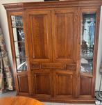 Vitrine/Vaisselier en chêne massif clair, Enlèvement