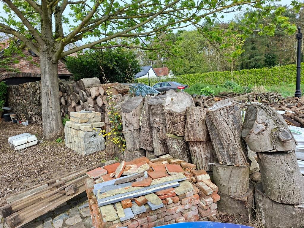 Brandhout ca 40cm. Gekapt., Tuin en Terras, Ophalen